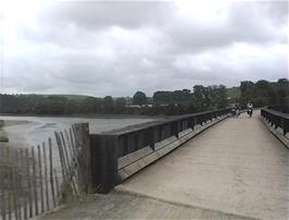 Crossing the Torridge south of Bideford on the Tarka Trail, 4.7 miles into the ride